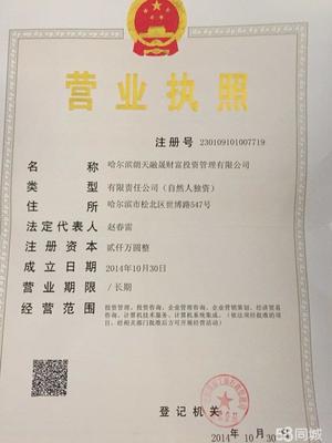 哈爾濱朗天融晟財(cái)富投資管理
